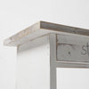 Addie Joy Step Up Decorative Wooden Stool - Grey/White Wash